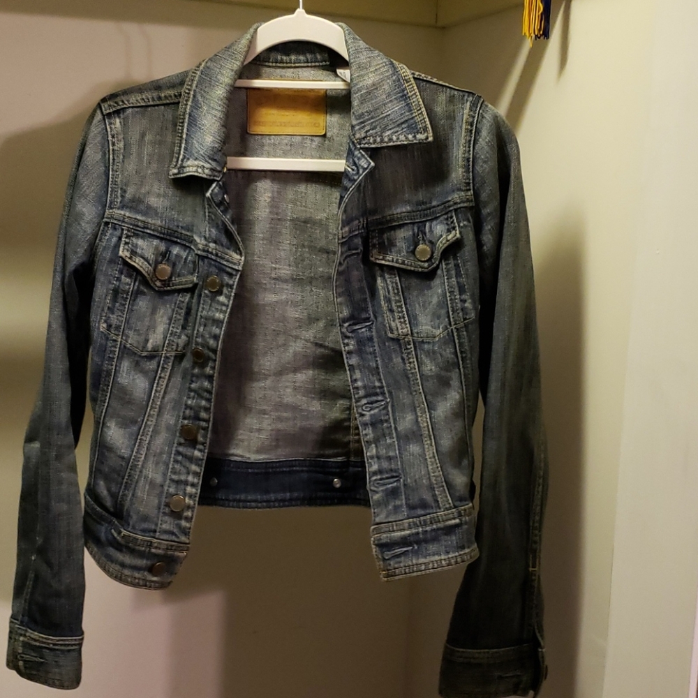 Express precision fit jean jacket